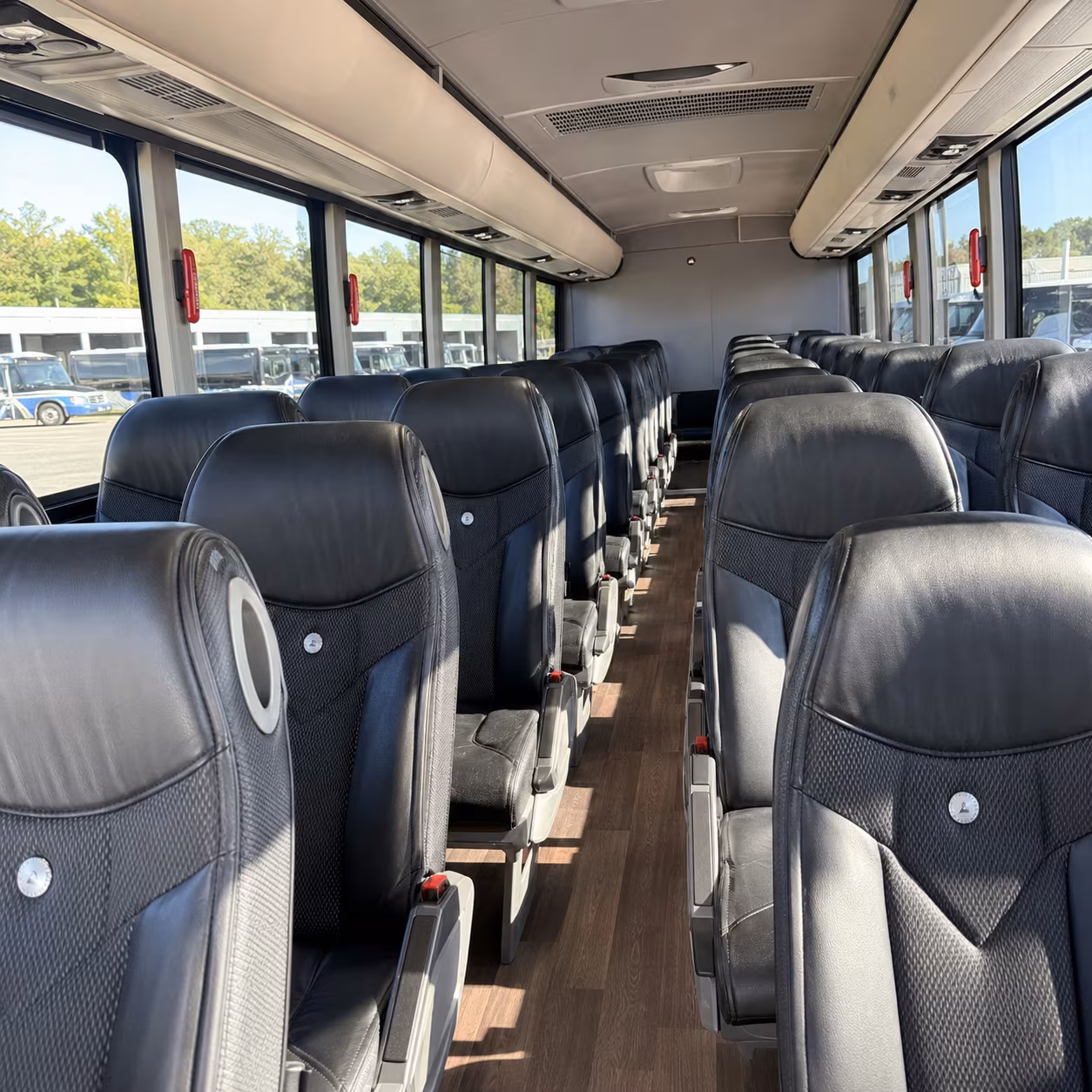 baytown charter bus rental inside