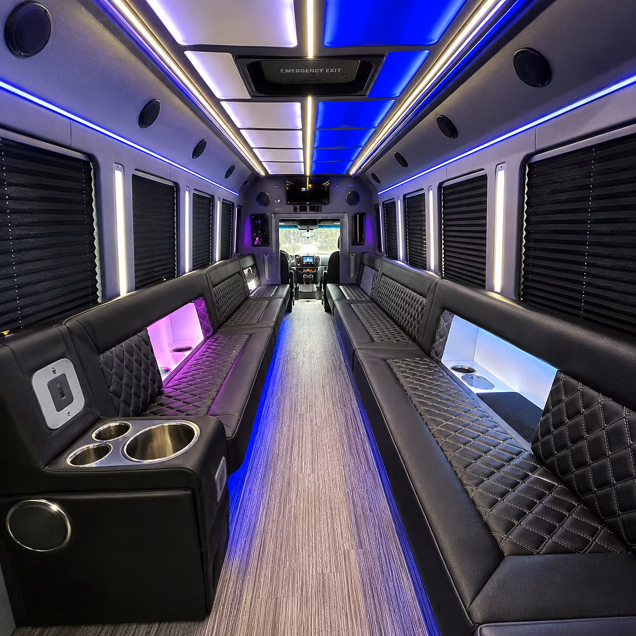 baytown party bus rentals inside